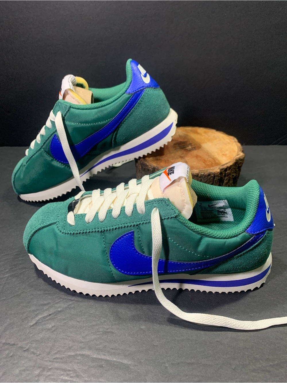 Nike Cortez Women’s Evergreen Hyper Royal Sneakers Shoe Size- 6